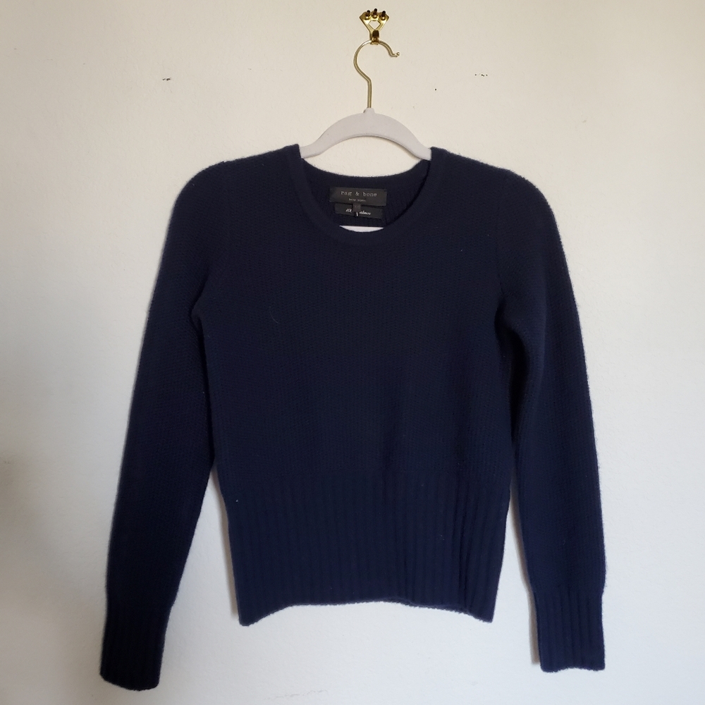 Rag & Bone Cashmere Sweater Blue